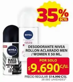 Ara Nivea desodorante rollon aclarado men / women oferta