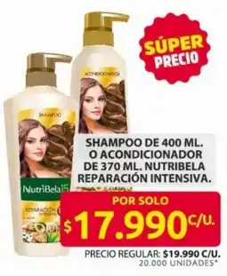 Ara Nutribela15 shampoo o acondicionador oferta