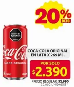 Ara Coca-cola original en lata oferta