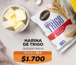 Tiendas D1 Harina de trigo quicksy oferta