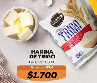 Tiendas D1 Harina de trigo quicksy oferta