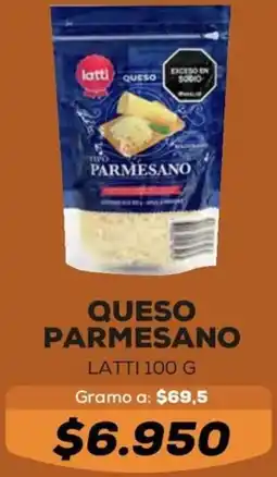 Tiendas D1 Latti queso parmesano oferta