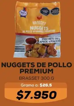 Tiendas D1 Nuggets de pollo premium brasset oferta