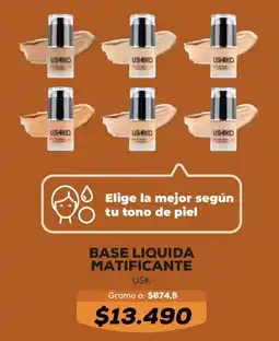Tiendas D1 Base liquida matificante oferta