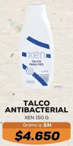 Tiendas D1 Xen talco antibacterial oferta