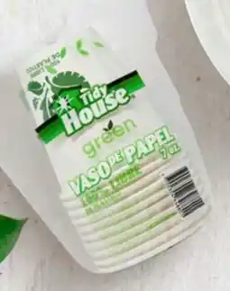 Tiendas D1 Vaso papel tidy house oferta