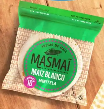 Tiendas D1 Arepa minitela blanca masmai oferta