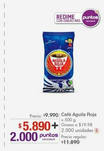 Metro Café aguila roja x 500g oferta