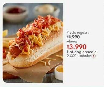 Metro Hot dog especial oferta