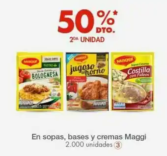 Metro En sopas, bases y cremas maggi oferta