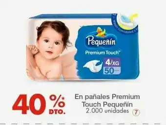 Metro En pañales premium touch pequeñín oferta