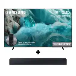 Alkomprar TV SAMSUNG 55 Pulgadas 139,7 cm Q7F 4K UHD QLED Smart TV con IA + Barra de sonido SAMSUNG HW-C400/ZL oferta