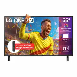 Alkomprar TV LG 55 Pulgadas 140 Cm 55QNED82ASG 4K-UHD QNED Smart TV Con IA oferta