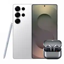 Alkomprar Celular SAMSUNG S25Ultra 256GB 5G Blanco Plata + Audifonos oferta