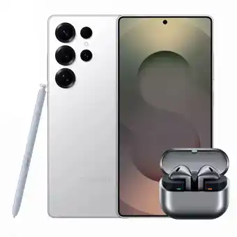 Alkomprar Celular SAMSUNG S25Ultra 256GB 5G Blanco Plata + Audifonos oferta