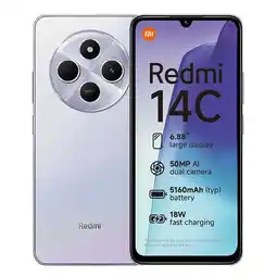 Falabella Celular Redmi 14C 256GB 8GB RAM Ampliable a 16GB Lila oferta