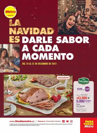Metro Pavo oferta