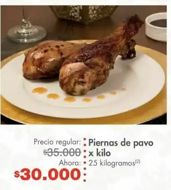 Metro Piernas de pavo kg oferta
