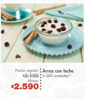 Metro Arroz con leche oferta