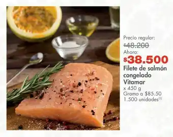 Metro Filete de salmón congelado vitamar 450g oferta