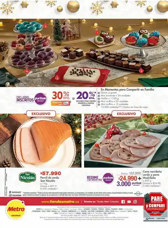 Metro Pernil de cerdo oferta