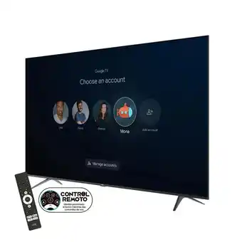 Falabella Televisor 58 Pulgadas 147 cm K-GTV58UHDQ 4K-UHD QLED Smart TV Google oferta