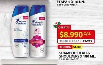 Ara Shampoo Head & Shoulders x 180 ml oferta