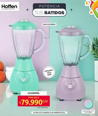 Ara Hoffen all for better life licuadora oferta