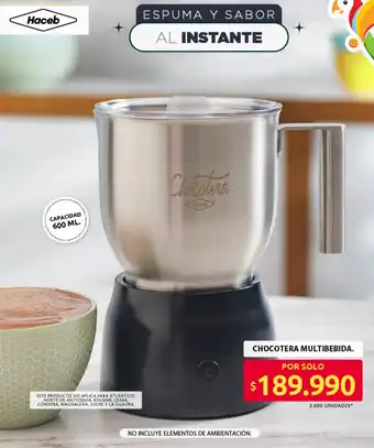 Ara Haceb chocotera multibebida oferta