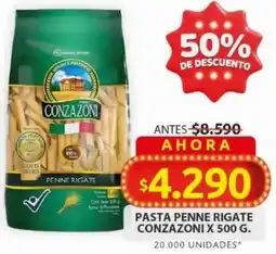 Ara Conzazoni pasta penne rigate oferta