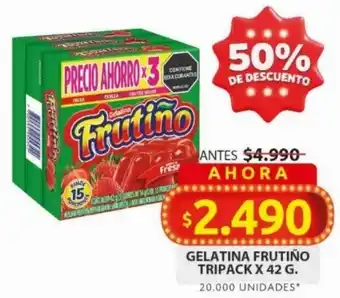 Ara Gelatina frutiño tripack oferta