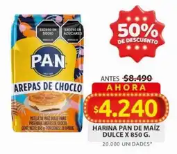 Ara Pan harina de maíz dulce oferta