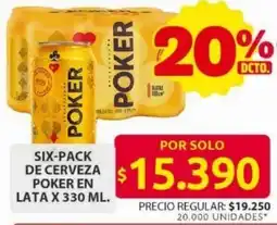Ara Poker Cerveza oferta