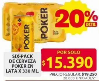 Ara Poker Cerveza oferta