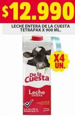 Ara De la cuesta leche entera tetrapak oferta