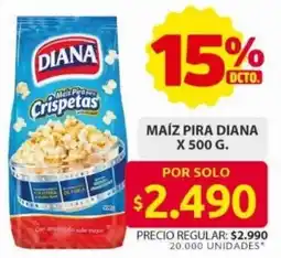 Ara Diana maíz pira oferta