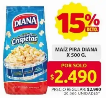 Ara Diana maíz pira oferta