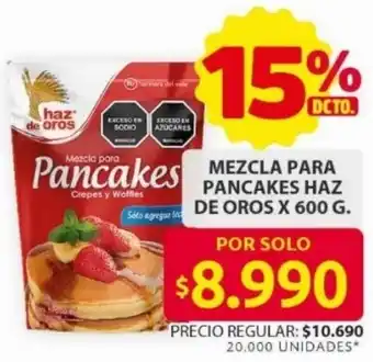 Ara Mezcla para pancakes haz de oros oferta
