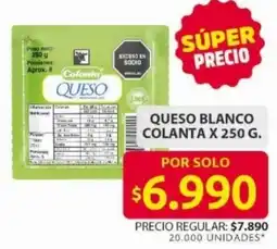 Ara Colanta queso blanco oferta