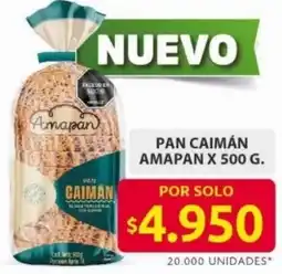 Ara Amapan pan caimán oferta