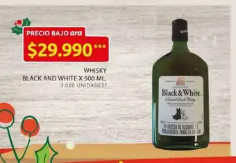 Ara Whisky Black and White x 500 ML oferta
