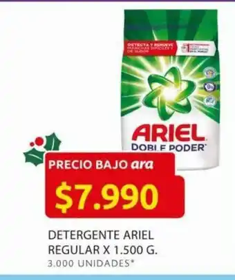 Ara Detergente Ariel Regular x 1500 G oferta