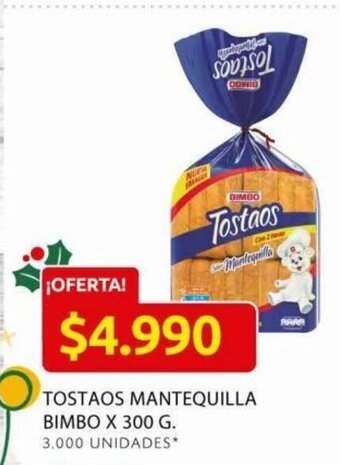 Ara Tostaos Mantequilla Bimbo x 300 G oferta