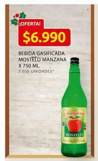 Ara Bebida Gasificada Mostelo Manzana x 750 ML oferta