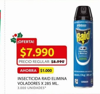 Ara Insecticida Raid Elimina Voladores x 285 ML oferta