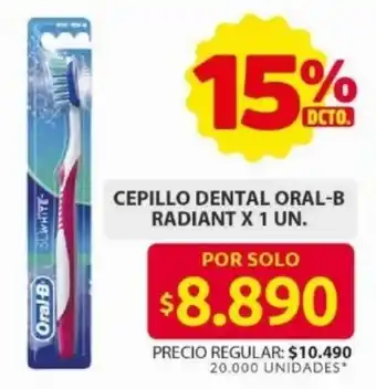 Ara Oral-B cepillo dental radiant oferta