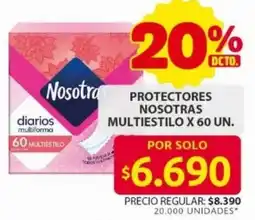 Ara Nosotras protectores multiestilo oferta