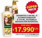 Ara Nutribela reparación intensiva shampoo o acondicionador oferta