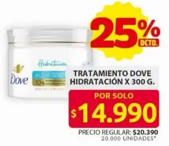 Ara Dove Tratamiento Hidratacion oferta