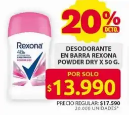 Ara Rexona desodorante en barra oferta